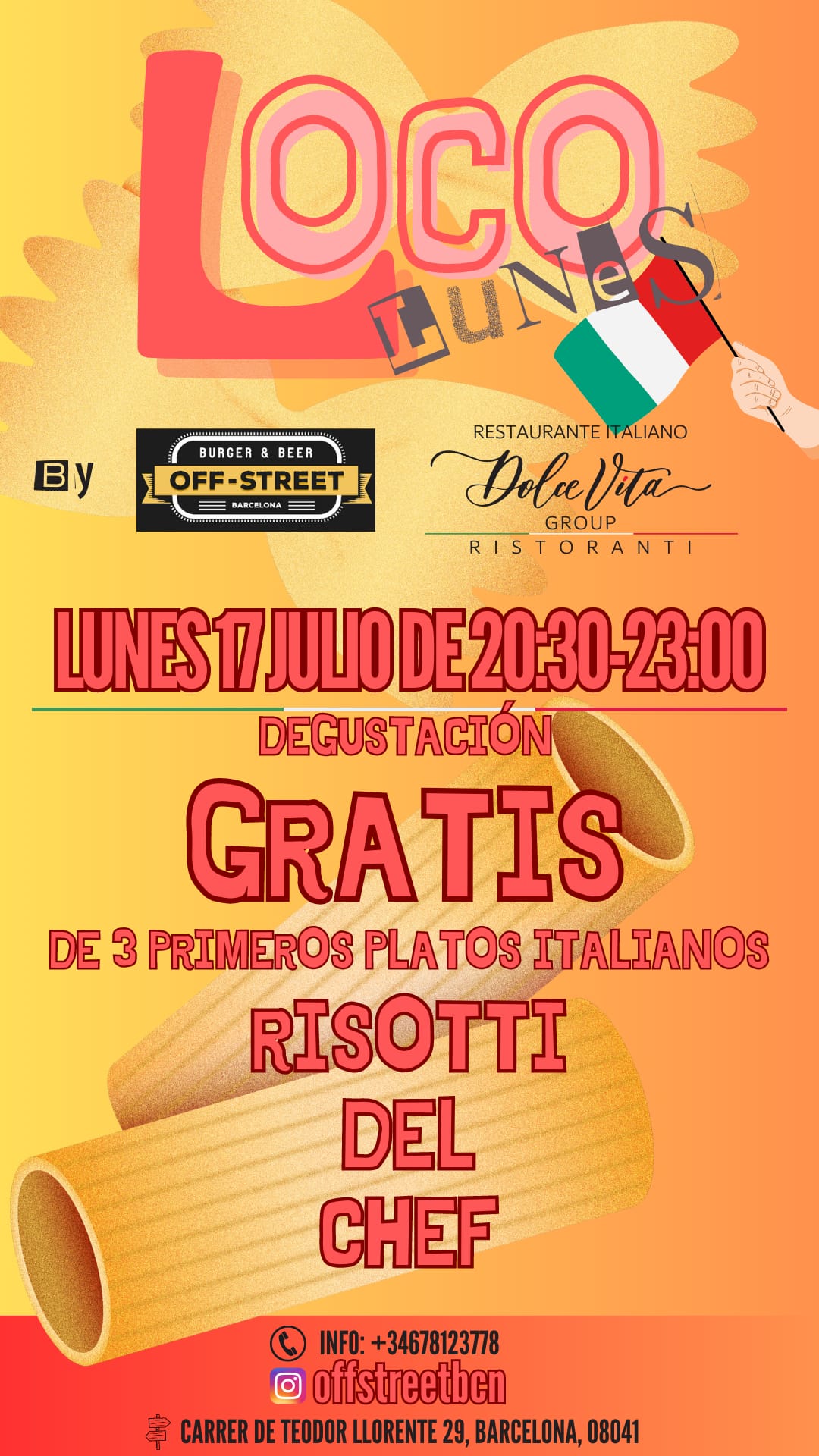EVENTOS ITALIANOS JULIO 2023 PASTA GRATIS (3)